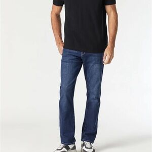 Mavi Men’s Matt - relaxed straight leg dark blue jeans EUC